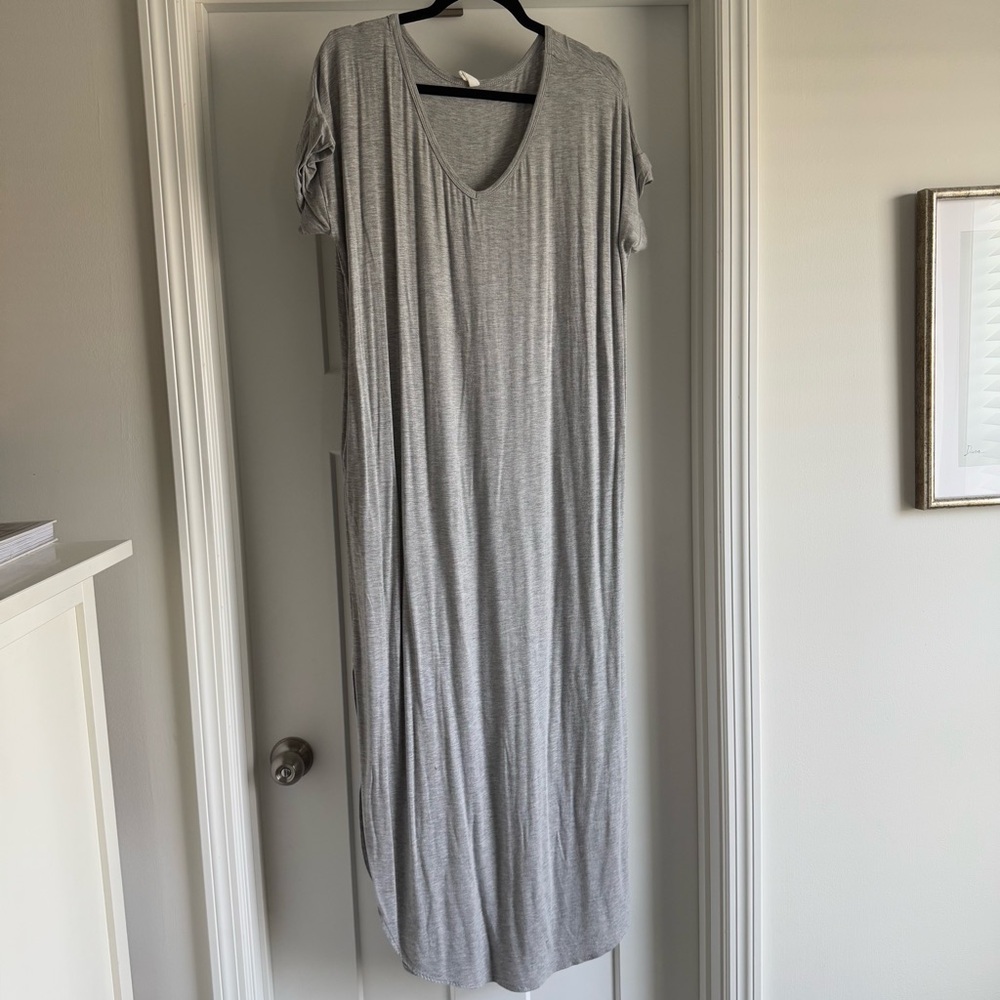 Pinkblush Heather Gray Knit Top